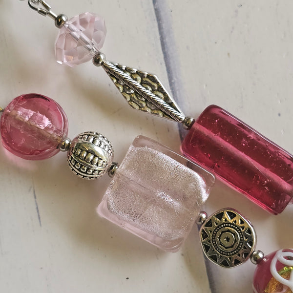 Long Pink Necklace