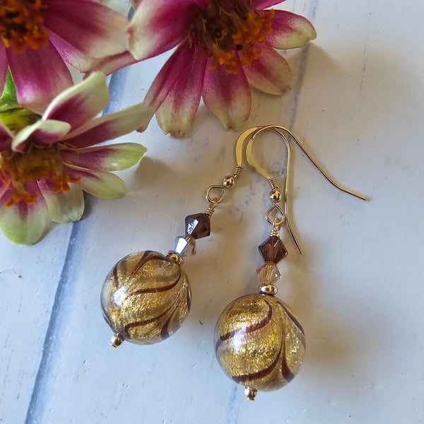 Fenicio Murano Glass Earrings