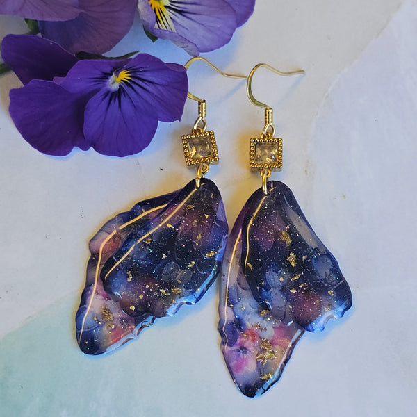 Butterfly Wing Dangle Earrings