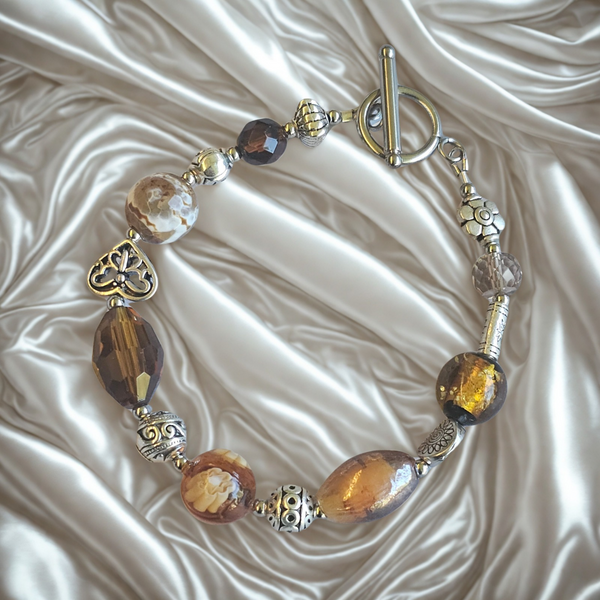 Brown Tone Bracelet 20.5cm