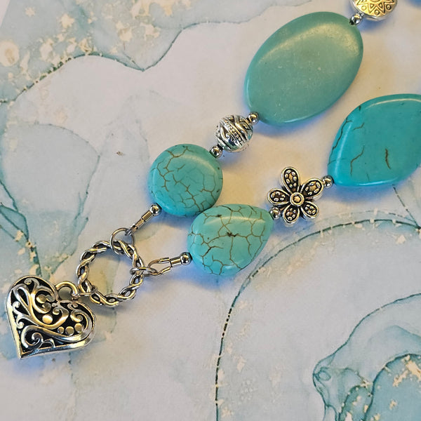 Long Turquoise Necklace