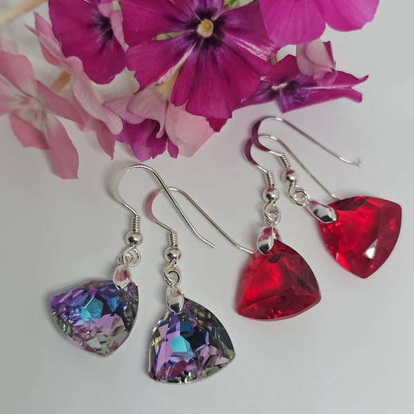 Crystal Trilliant Cut Earrings