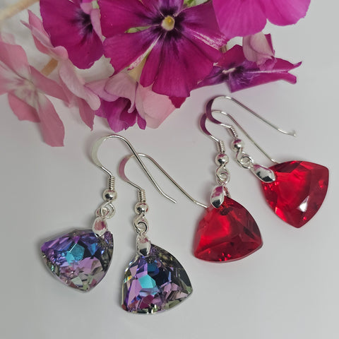 Crystal Trilliant Cut Earrings