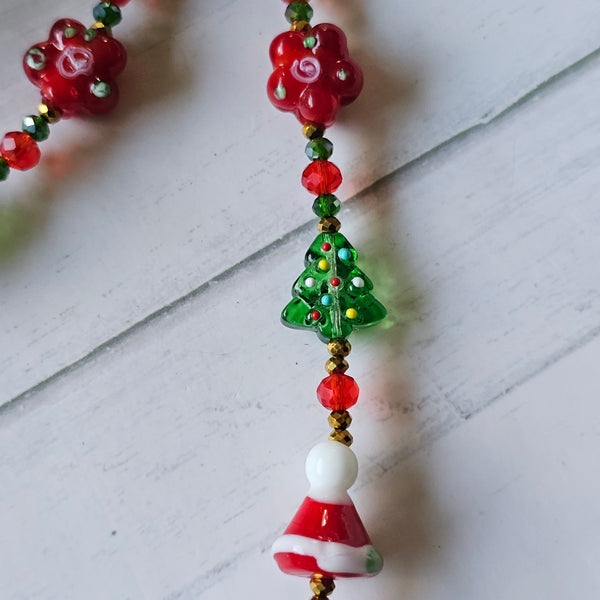 Christmas Necklace in Gold