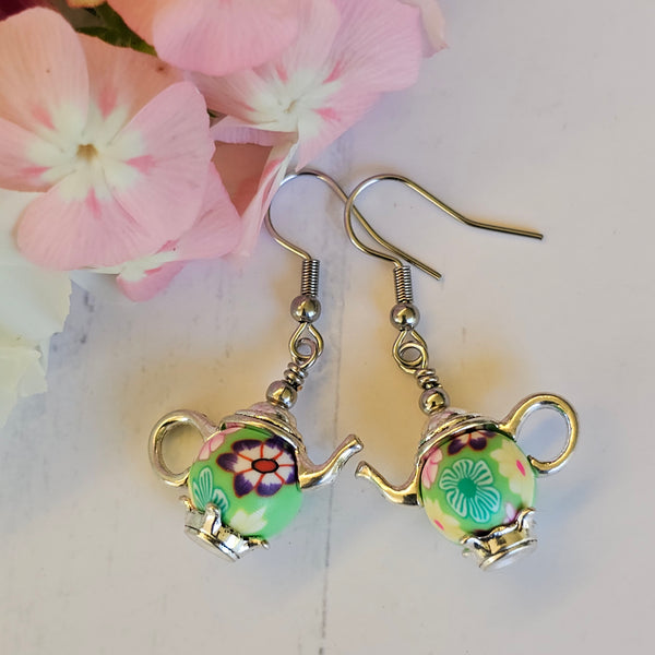 Quaint Teapot Earrings