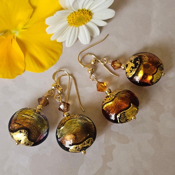 Exposed Gold Sole Swirl Discs
