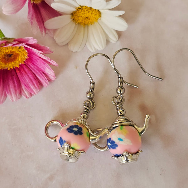 Quaint Teapot Earrings