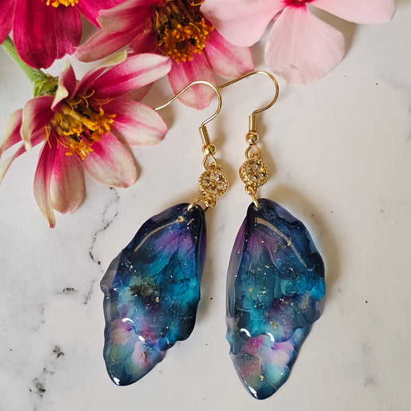 Butterfly Wing Dangle Earrings