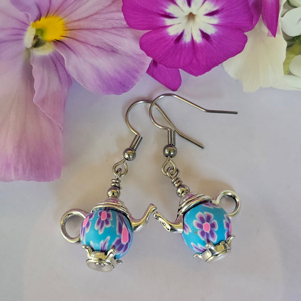 Quaint Teapot Earrings