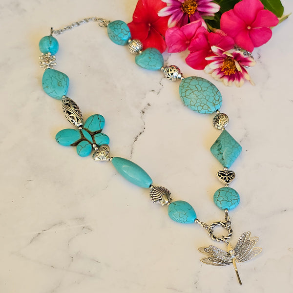 Long Turquoise Necklace