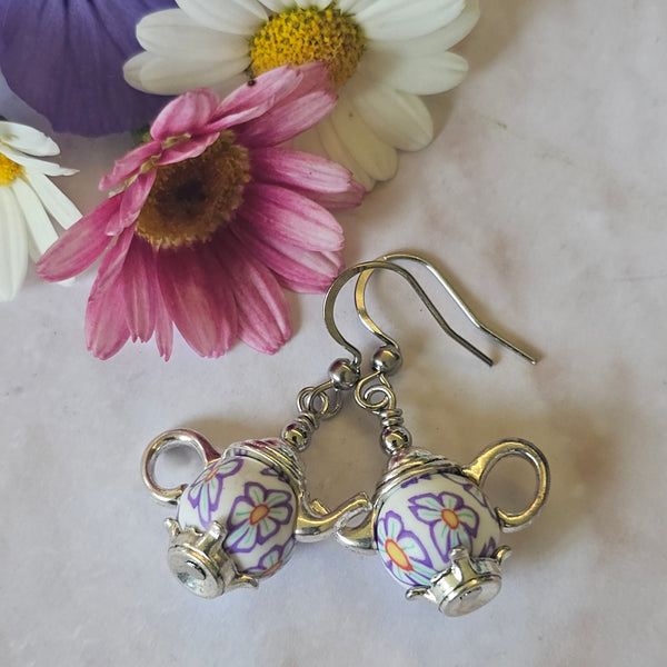 Quaint Teapot Earrings