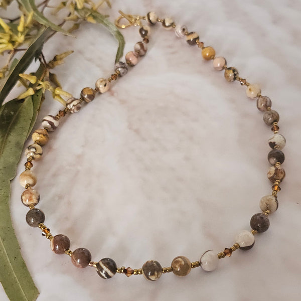 Natural Australian Agate Necklace 