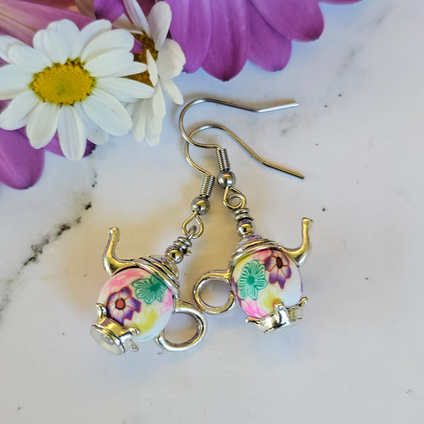 Quaint Teapot Earrings