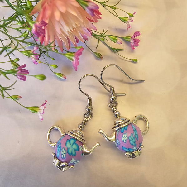 Quaint Teapot Earrings