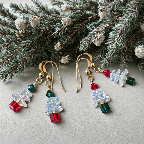 Mini Swarovski Christmas Trees