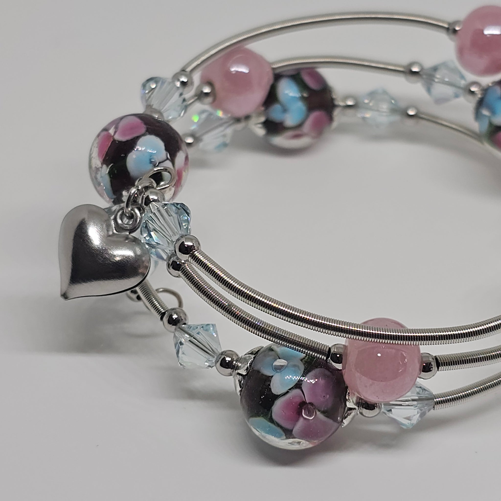 Lampwork Wraparound Bracelet