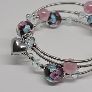 Lampwork Wraparound Bracelet