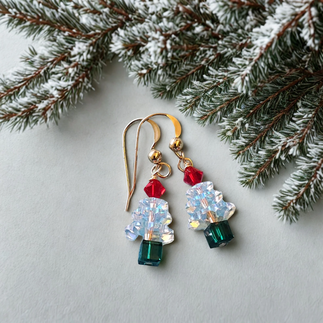 Mini Swarovski Christmas Trees