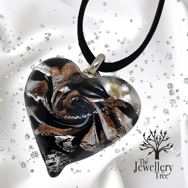 Murano Glass Heart Pendant