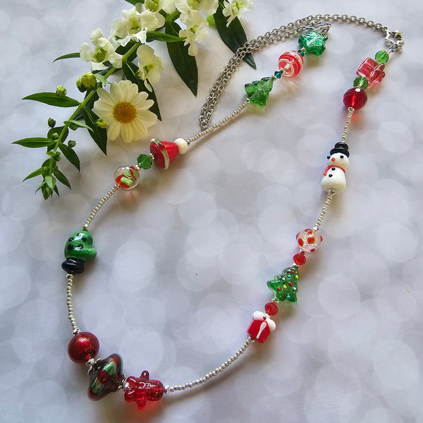 Christmas Necklace - Silver