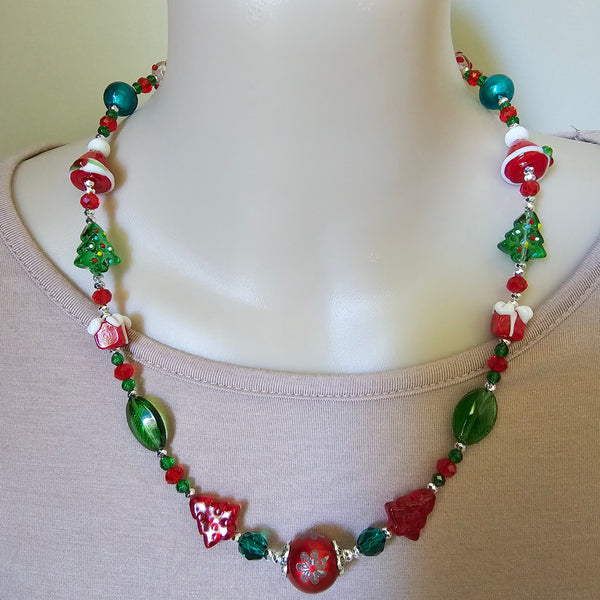 Christmas Necklace - Silver