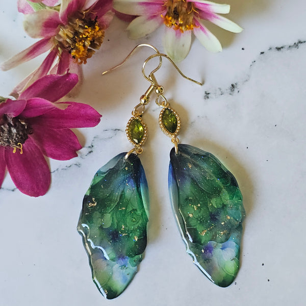 Butterfly Wing Dangle Earrings