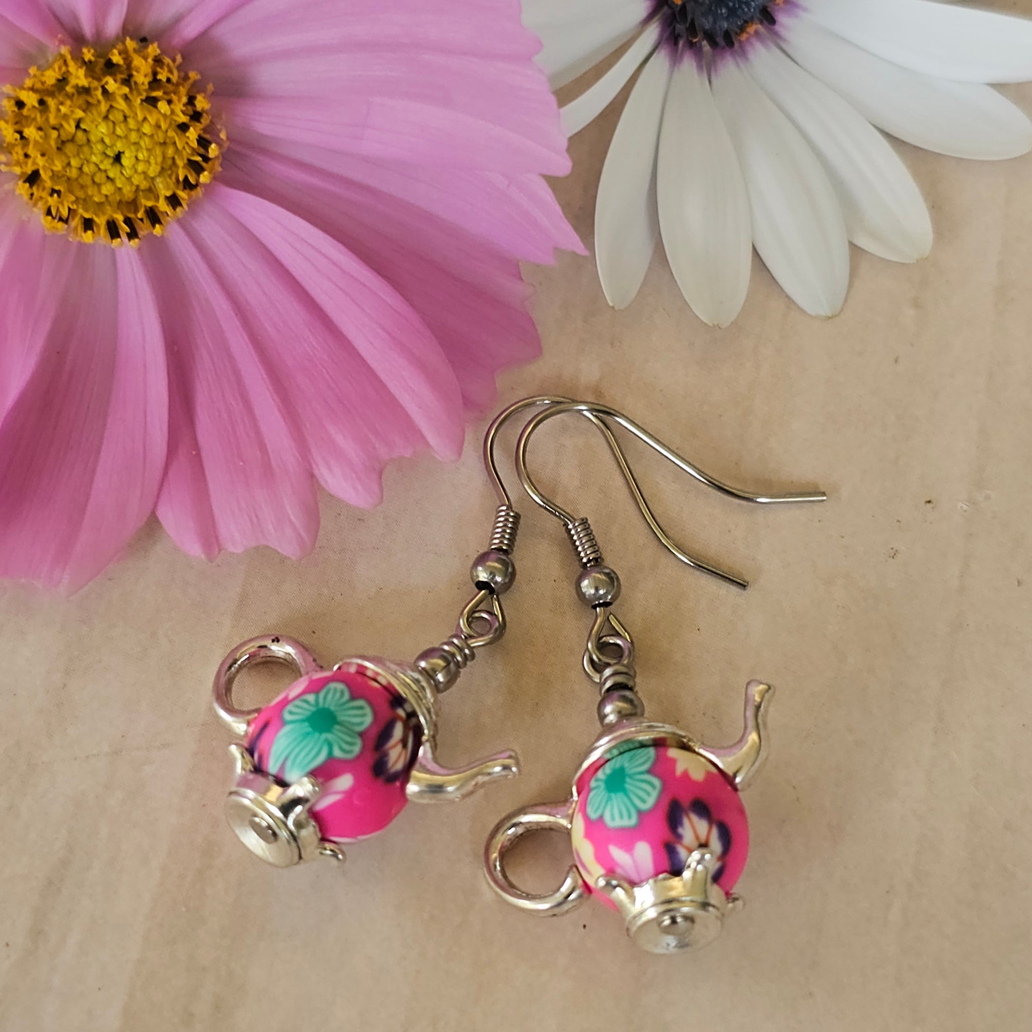 Quaint Teapot Earrings