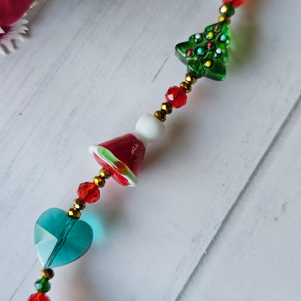 Christmas Necklace in Gold