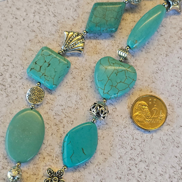 Long Turquoise Necklace