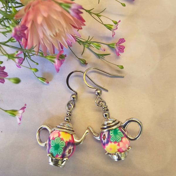 Quaint Teapot Earrings