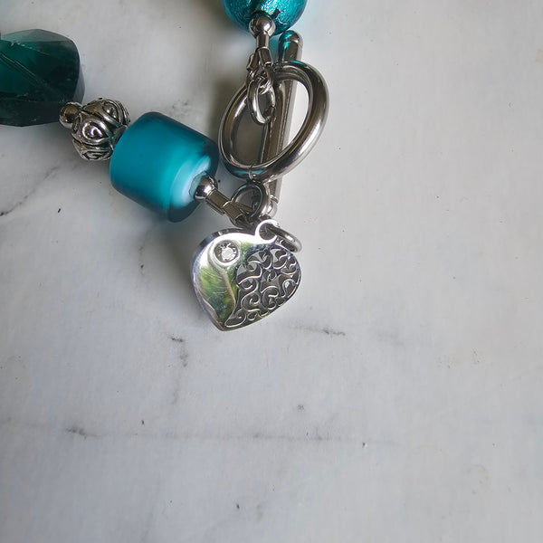 Teal Green Bracelet 20.5cm