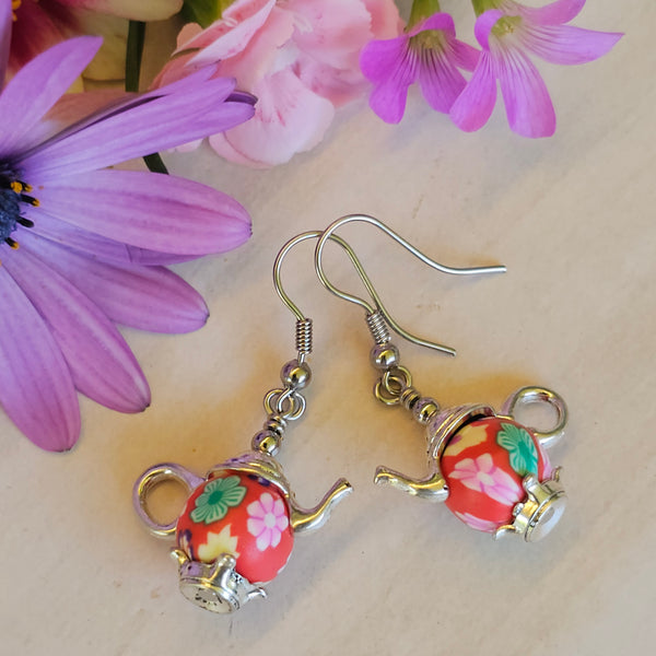 Quaint Teapot Earrings