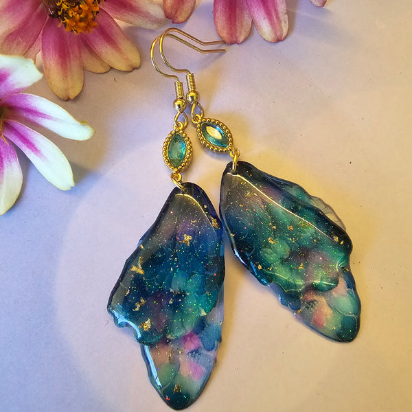 Butterfly Wing Dangle Earrings
