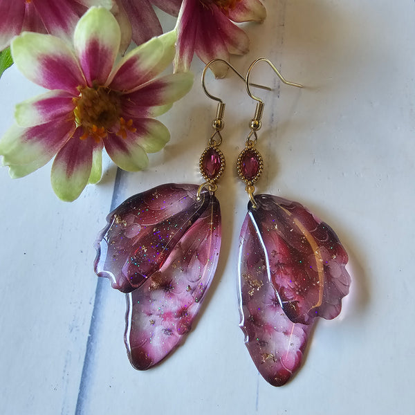 Butterfly Wing Dangle Earrings