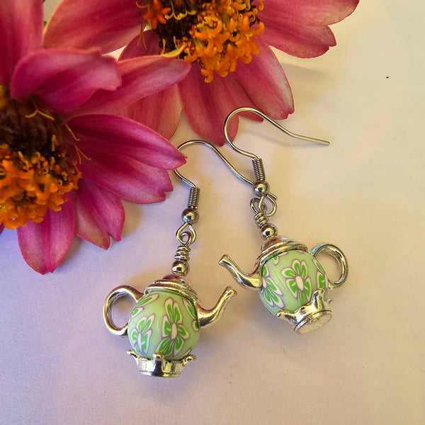 Quaint Teapot Earrings