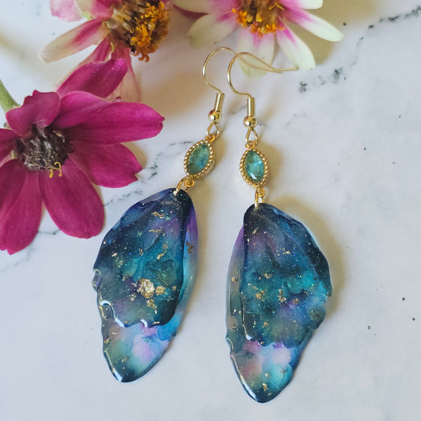 Butterfly Wing Dangle Earrings