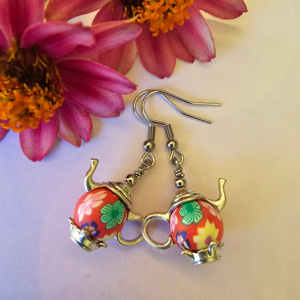 Quaint Teapot Earrings