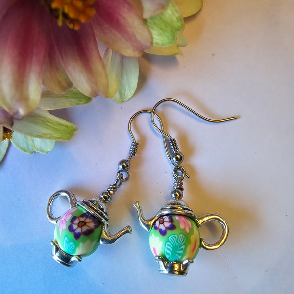 Quaint Teapot Earrings