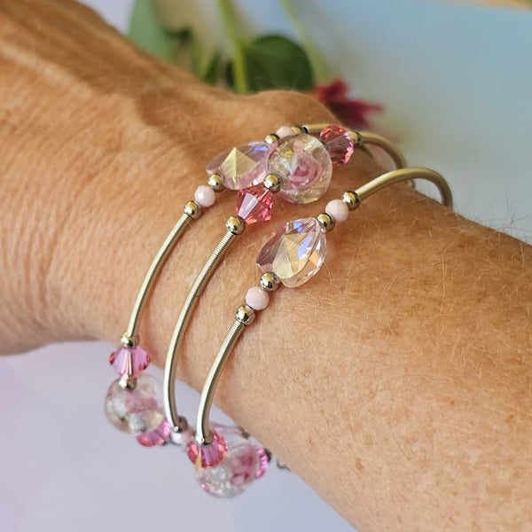 Lampwork Wraparound Bracelet