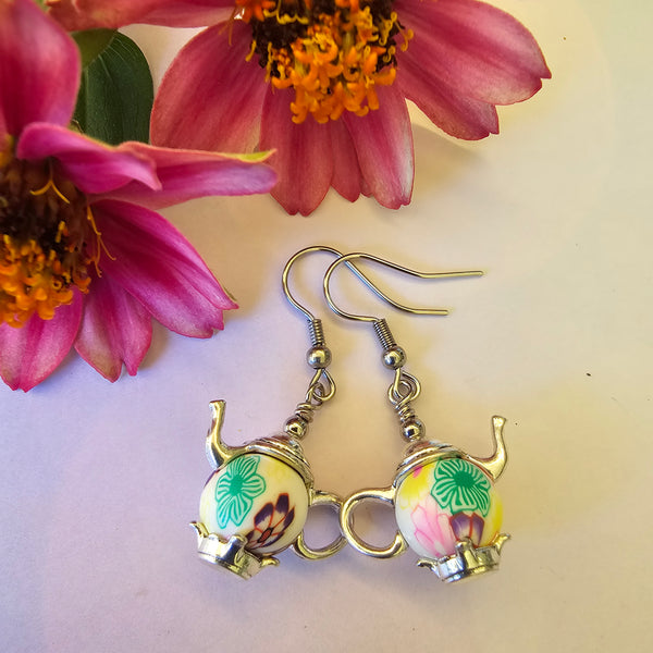 Quaint Teapot Earrings