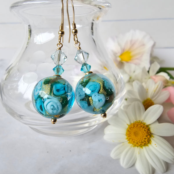 Bed of Roses Earrings