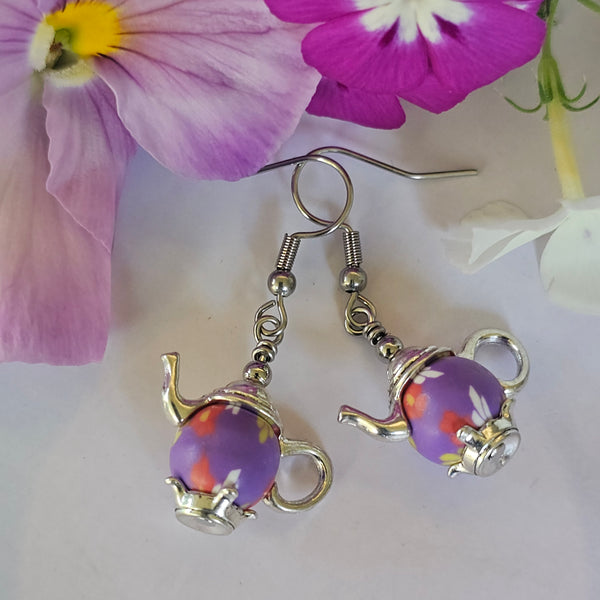 Quaint Teapot Earrings