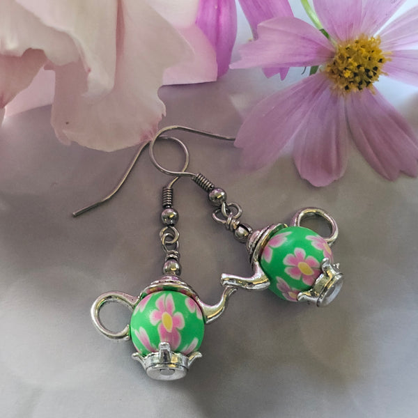 Quaint Teapot Earrings
