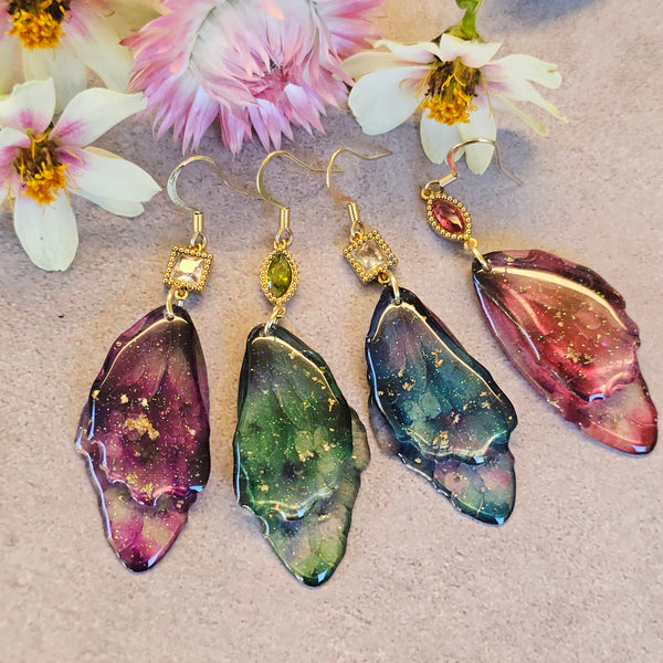 Butterfly Wing Dangle Earrings