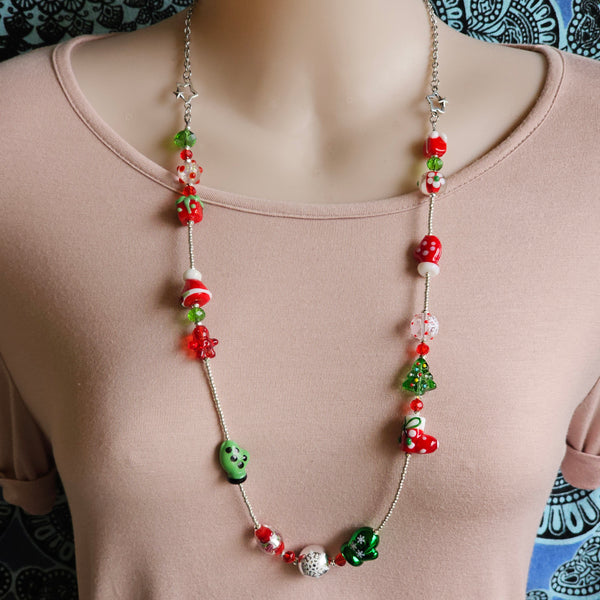 Christmas Necklace - Silver