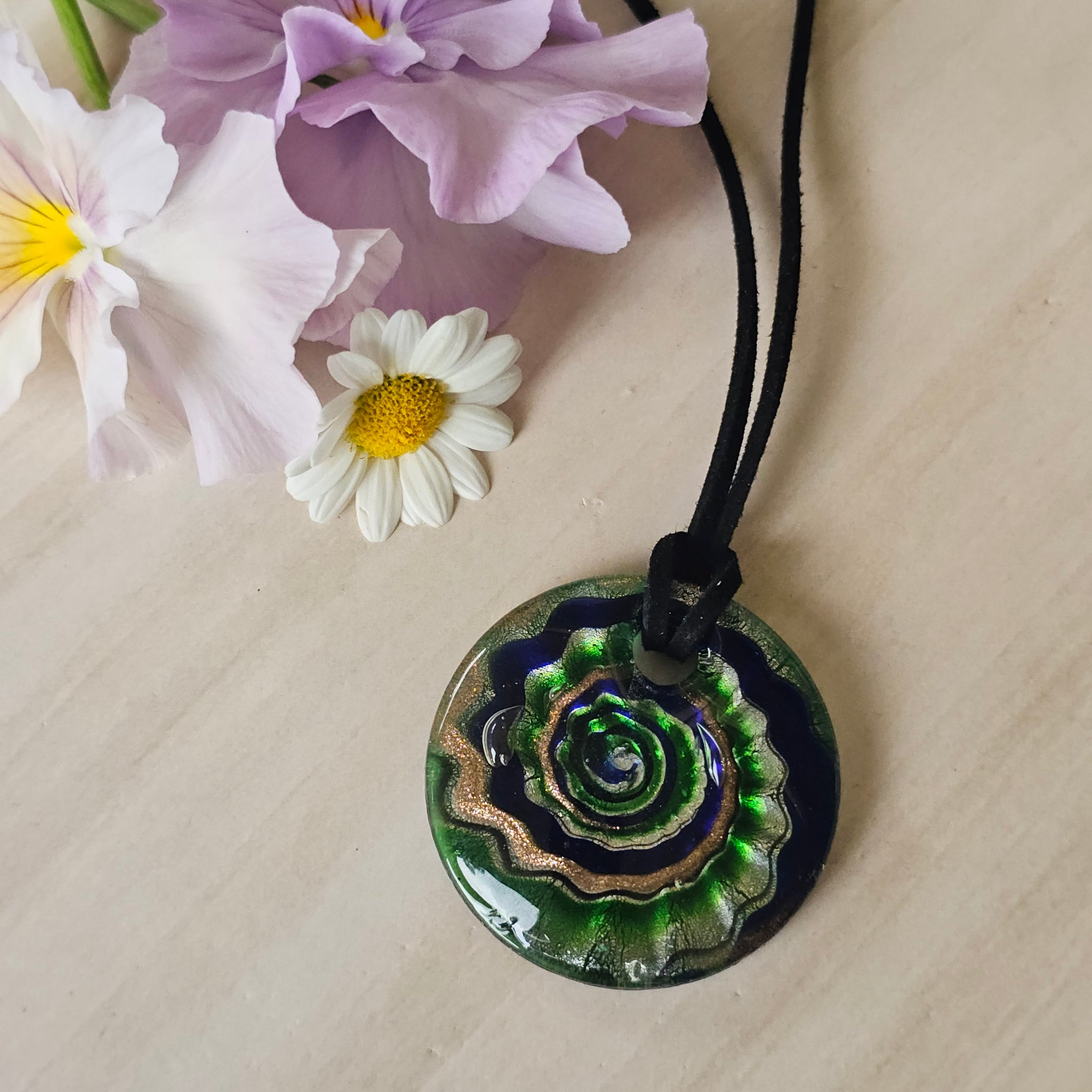 Glass Swirl Pendant