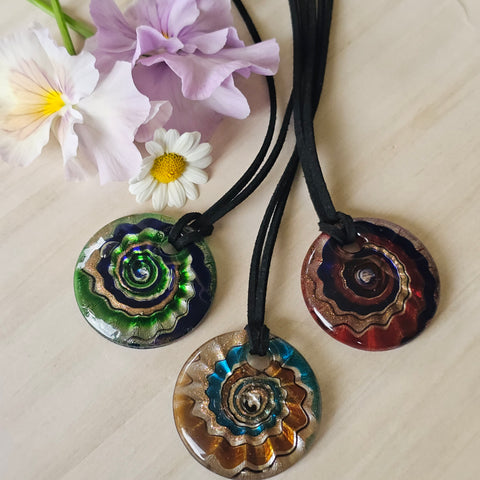 Glass Swirl Pendant