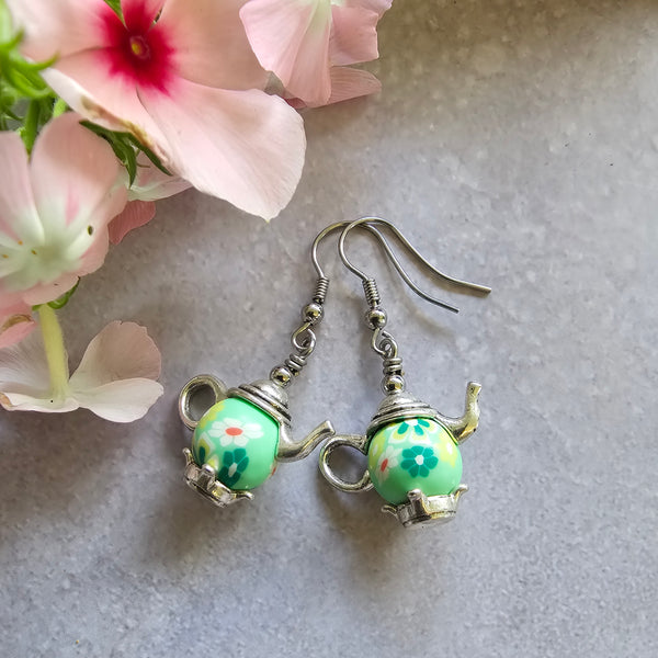 Quaint Teapot Earrings