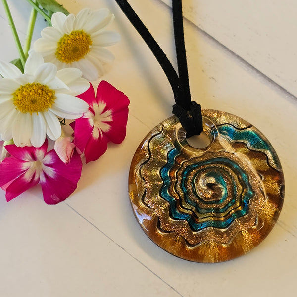 Glass Swirl Pendant
