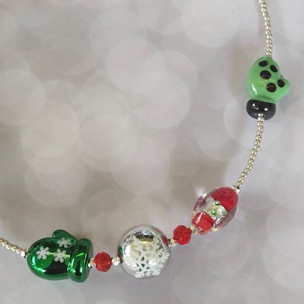 Christmas Necklace - Silver